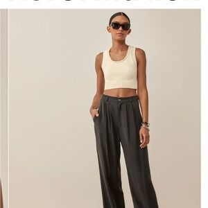 Reformation Norma Cotton Sweater Tank